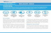 WALMART, INDIA - Trina Solar · CASE STUDY WALMART, INDIA As one of the few suppliers who have successfully developed a vertically integrated business model from the production of