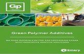 Green Polymer AdditivesEmery Oleochemicals is committed to develop innovative, natural-based polymer product solutions for lubricants, plasticizers and viscosity depressants, antistatic