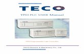 TP03 PLC USER Manual - efes otomasyon · TP03 PLC USER Manual TP03 Programmable Logic Controller TECO Electric & Machinery Co., Ltd.