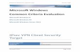 Microsoft Windows Common Criteria Evaluation · • Microsoft Windows Server 2012 Standard Edition • Microsoft Windows Server 2012 Datacenter Edition The following security updates