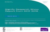 Signify Research Show Report from ECR 2019 2019-03-07آ  | signifyresearch Signify Research Show Report