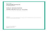 MSA 1050/2050 SMU Reference Guide...MSA 1050/2050 SMU Reference Guide Abstract This guide is for use by storage administrators to manage an HPE MSA 1050/2050 storage system by using