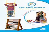 ABC World Latestabckidsworld.com/images/ABC.pdfProduct Name: Sand Paper Capital, Small, Cursive, Hindi (Swar, Varnamala), Telugu Descripon: Set of Sand Paper Alphabets where children