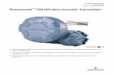 › documents › automation › ... Product Data Sheet: Rosemount 708 Wireless Acoustic ...Product Data Sheet February 2017 00813-0100-4708, Rev BD Improve energy efficiency and environmental