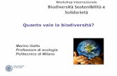 › agroecology › download › pdf › seminars... · Presentazione di PowerPointPadova 10-11-2010 Gatto - Quanto vale la biodiversità? 11 Tassi di estinzione •Tempo di vita