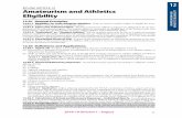 2019 NCAA Amateurism and Athletics Eligibility...Eligibility 12.01 General Principles. 12.01.1 Eligibility for Intercollegiate Athletics. Only an amateur student-athlete is eligible