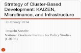 Strategy of Cluster-Based Development: KAIZEN ... SONOBE.pdf · Combining KAIZEN training and Microfinance 44 Many business people in Africa do not know the importance of learning