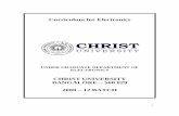 CHRIST UNIVERSITY BANGALORE – 560 029 2009 – 12 BATCHCHRIST UNIVERSITY BANGALORE – 560 029 2009 – 12 BATCH. 2 Index ... complete a project work as a part of the curriculum.