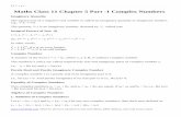 Maths Class 11 Chapter 5 Part -1 Complex Numbers notes/class 11/maths/formula...1 | P a g e (Visit for all ncert solutions in text and videos, CBSE syllabus, note and many more) Maths