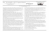 St. Joseph of Cupertino November 2015 Flyer · St. Joseph of Cupertino St. Joseph of Cupertino Parish Cupertino, California ~~ Founded 1913 ~~ Flyer ... The lyrics were written Edward