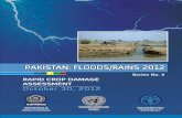 › sites › default › files › RSO_SUPARCO_Floods.pdf · PAKISTAN: FLOODS/RAINS 2012 - UN-SPIDERto arid region with tropical climate in the northern mountains. Most of the rainfall