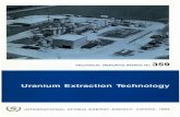 35 No. 9 Uranium Extraction Technology...TECHNICAL REPORTS SERIES35 No. 9 Uranium Extraction Technology %ffij INTERNATIONAL ATOMIC ENERGY AGENCY, VIENNA, 1993 The cover picture shows