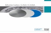 Materiales CAD / CAM. - DENTAURUM · Materiales CAD / CAM Bloque de fresar remanium® star MD I ø 98,4 mm Acreditada aleación de CoCr de alta tecnología, empleada en coronas y