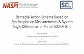 Remedial Action Scheme Based on SynchrophasorMeasurements … · 2019-02-22 · Remedial Action Scheme Based on SynchrophasorMeasurements & System Angle Difference for Peru’s 500