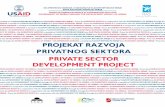 REGIONALNA RAZVOJNA AGENCIJA SANŽAKAras.gov.rs/uploads/2018/03/projekat-razvoja-privatnog-sektora-private-sector...5 Private Sector Development Project in South and Southwest Serbia