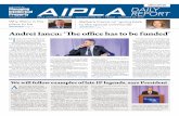 INTERVIEW Page 2 INTERVIEW Page 4 Andrei Iancu: ‘The ... · Iancu also discussed the importance of pro bono work and the role that those in the room could play in promoting it.