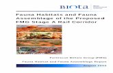 Fauna Habitats and Fauna Assemblage of the …...Fauna Habitats and Fauna Assemblage of the Proposed FMG Stage A Rail Corridor Fortescue Metals Group (FMG) Fauna Habitat and Fauna