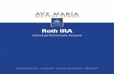 › pdfs › forms › AMMF Roth application.pdf IRA SIMPLIFIERJ - Ave Maria Mutual FundsROTH INDIVIDUAL RETIREMENT CUSTODIAL ACCOUNT AGREEMENT Form 5305-RA under section 408A of the