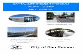 City of San Ramon...City Hall Pavement Management 2019 City of San Ramon CAPITAL IMPROVEMENT PROGRAM 2019/20 – 2023/24 FINAL REPORT Bollinger Canyon Road/Iron Horse Trail Bicycle