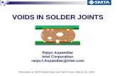 VOIDS IN SOLDER JOINTS Voids in Solder Joints - ... Voids in Solder Joints VOIDS IN SOLDER JOINTS Raiyo