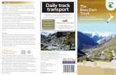 Access Daily track The transpor t · 2018-05-25 · marker poles across the boggy section beyond Arthurs Creek. A side trip to the Kea Basin (see The Head of Lake Wakatipu brochure)