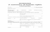 Romania: A summary of human rights concernsThe reported ill-treatment of Virgiliu ... Gheorghe Notar Jur, Ioan Ötvös and Rupi Stoica (AI Index: EUR 39/18/96), published in October