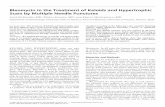 Bleomycin in the Treatment of Keloids and Hypertrophic Scars by … · 2015-08-23 · mycin treatment for four clinical points by anamnesis and clinical examination: size, symptomatic