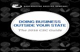 Excerpted from the Guide to Doing Business Outside …...Doing Business Outside Your State | Page 2 Excerpted from the Guide to Doing Business Outside Your State: The CSC® 50-State