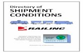 Directory of SHIPMENT CONDITIONS...csc@railinc.com with subject “Interline Committee Contacts”. How To Use the Directory Revised May 2019 2 The Role Of Usage Documents In 2011
