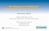 Development of Medicinal Marijuana Testing in New JerseyDevelopment of Medicinal Marijuana Testing in New Jersey Tina Fan, Ph.D. Program Manager, CT Lab ... • HPLC-DAD, ICPMS, and