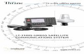 LT-3100S GMDSS SATELLITE COMMUNICATIONS SYSTEM · IRIDIUM GMDSS LT-3100S GMDSS IN SHORT PRODUCT DESCRIPTION INTERFACE UNIT The LT-3100S GMDSS System is the new solution for GMDSS