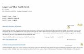 1 Layers of the Earth Unit - Robert Smalls International ......1 Layers of the Earth Unit 8th Grade Ms. Martin and Mrs. Savage-Speegle’s Unit Earth’s Crust – Page 1 Earth’s