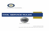 CIVIL SERVICE RULES - City of Renton · Washington, the Civil Service Commission of the City of Renton, anon-charter code city in said state, hereby adopts the following rules and