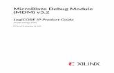 MicroBlaze Debug Module (MDM) v3.2 LogiCORE IP Product Guide · LogiCORE™ IP module is provided at no additional cost with the Xilinx Vivado ® Design Suite under the terms of the