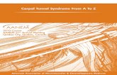 Other AANEM Learning Opportunities Carpal Tunnel Syndrome ... · Carpal Tunnel Syndrome From A To Z Other AANEM Learning Opportunities Course Books Lecture Series ... is the likelihood