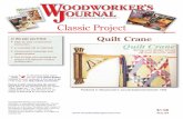 WJC184 Quilt Crane - Woodworking | Blog | Videos · Woodworker’s Journal Classic Projects are scans of much-loved woodworking plans from our library of back issues. Please note