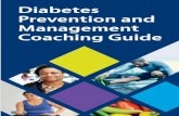 DIABETES PREVENTION AND MANAGEMENT COACHING …DIABETES PREVENTION AND MANAGEMENT COACHING GUIDE DIABETES PREVENTION AND MANAGEMENT COACHING GUIDE Overcoming Barriers Overcoming Barriers