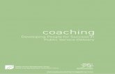coaching - Amazon S3 · 2016-04-25 · Coaching helps to build self-reliance, self-belief, self-responsibility and confidence; it is an intervention that develops within the coachee