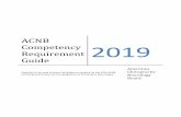 ACNB Competency Requirement Guide-2014 Exam Competency Requirement Guide...3. Vestibulocerebellum‐midline E. Developmental functional anatomy 1. Neocerebellum 2. Paleocerebellum
