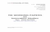 TIK WORKING PAPERS on Innovation Studies...1 Global value chains, national innovation systems and economic development * Jan Fagerberg Center for Technology, Innovation and Culture