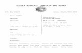 ALASKA WORKERS' COMPENSATION BOARDappeals.dol.alaska.gov/docs/workerscomp/2010/10-0168.doc · Web viewALASKA WORKERS’ COMPENSATION BOARD. William Soule, Designated Chairman. Patricia