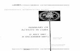 SUMMARY OF ACTIVITY IN CUBA (1 JULY 1967 - 31 DECEMBER … · title: summary of activity in cuba (1 july 1967 - 31 december 1967) subject: summary of activity in cuba (1 july 1967