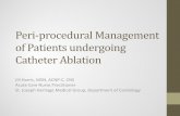Peri-procedural Management of Patients undergoing Catheter ... Conference Presentations/Peri-procedural.pdfPeri-procedural Management of Patients undergoing Catheter Ablation Jill