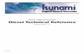 Tsunami Digital Sound Decoder Diesel Technical Reference · 2019-07-18 · Tsunami Diesel Technical Reference Page 7 CV 10 BEMF Cutout Description This is used to gradually reduce