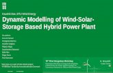 Dynamic Modelling of Wind-Solar-Storage Based Hybrid Power Plant · 18 Oct 2019 DTU Wind Energy 18th Wind Integration Workshop Dynamic Modelling of Wind-Solar-Storage Based Hybrid