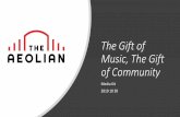 The Gift of Music, The Gift of Communityaeolianhall.ca/wp-content/uploads/2019/11/Media-Kit-2019-10-30-final-copy-reduced-size.pdfPita James (Parent) "El Sistema over the past year