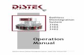 3800-0448 Disintegration System 310x Operation Manual Rev C...Operation Manual: Bathless Disintegration Systems - Model 3106, 3104 and 3102 Notice This document contains proprietary