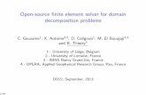 Open-source finite element solver for domain decomposition ...Open-source ﬁnite element solver for domain decomposition problems C. Geuzaine1, X. Antoine2,3, D. Colignon1, M. El
