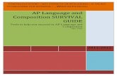 AP Language and Composition SURVIVAL GUIDEape11degeer.weebly.com/uploads/1/0/4/4/10446164/ap... · 2018-10-01 · “CONTINUOUS EFFORT—NOT STRENGTH OR INTELLIGENCE—IS THE KEY