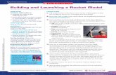 Building and Launching a Rocket Model · Building and Launching a Rocket Model LESSON STEPS. 1 Tell students that in this lesson, they will be making paper rockets and modifying the